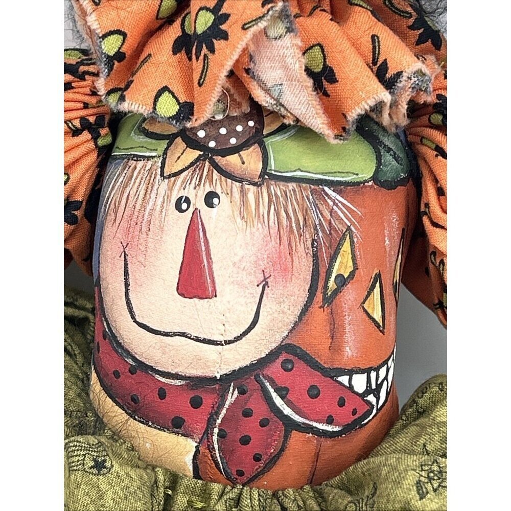 Banana Danna Doll Figure Fall Halloween Cloth Hand Crafted 13" - Picture 3 of 7